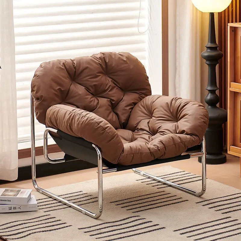 Ergonomic Lounge Chair High Back with Thick Cushion Modern Living Room Sofa Chair Desk Chair Relax Lazy Chair Home Furniture
