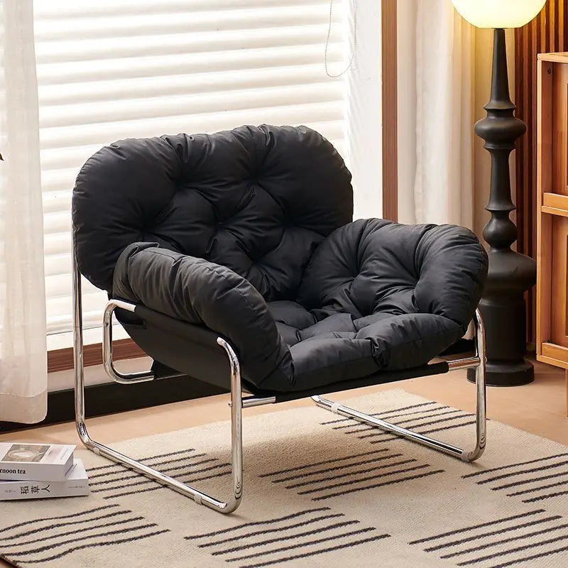Ergonomic Lounge Chair High Back with Thick Cushion Modern Living Room Sofa Chair Desk Chair Relax Lazy Chair Home Furniture
