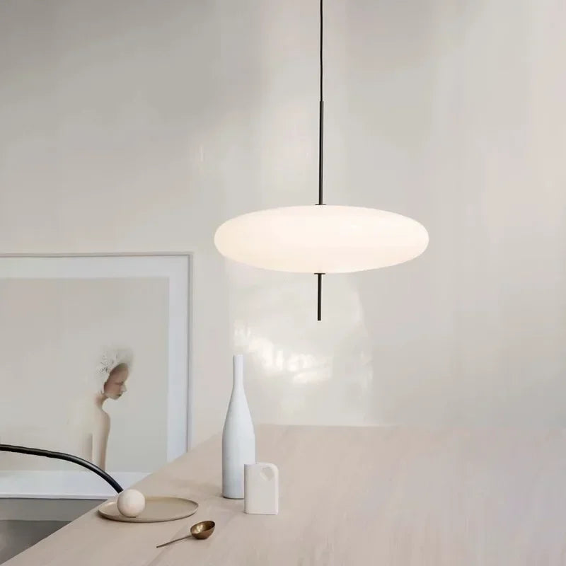 Nordic LED Pendant Light Flying Saucer Design Lamp for Bedroom Living Room Bar Cafe Office Indoor Simple Home Decorative Fixture