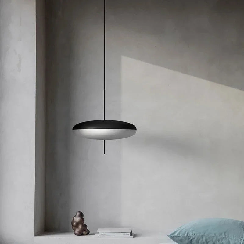 Nordic LED Pendant Light Flying Saucer Design Lamp for Bedroom Living Room Bar Cafe Office Indoor Simple Home Decorative Fixture