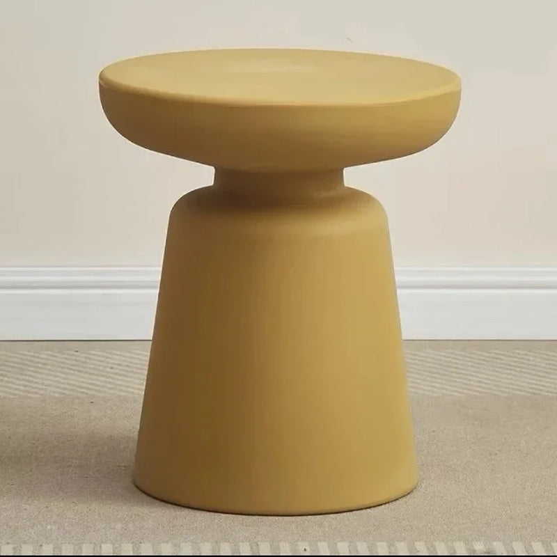 Nordic Simple Side Table Small Apartment Color Designe Low round Desk for Living Room Sofa Balcony Home