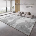 Living Room Large Area Crystal Velvet Carpet Minimalist Grey Bedroom Decor Mat Balcony Comfortable Soft Cloakroom Carpet