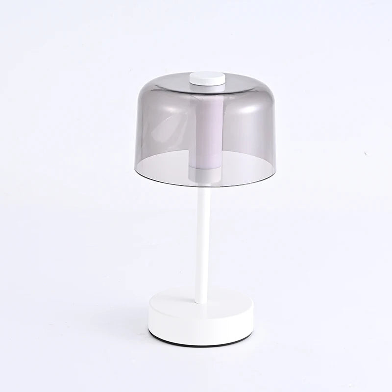 Desk Lamp Luxury Transparent Light Lampshade Bedroom LED Table Lamp Decoration Mood Light Bedside Rechargeable Desk Lamps