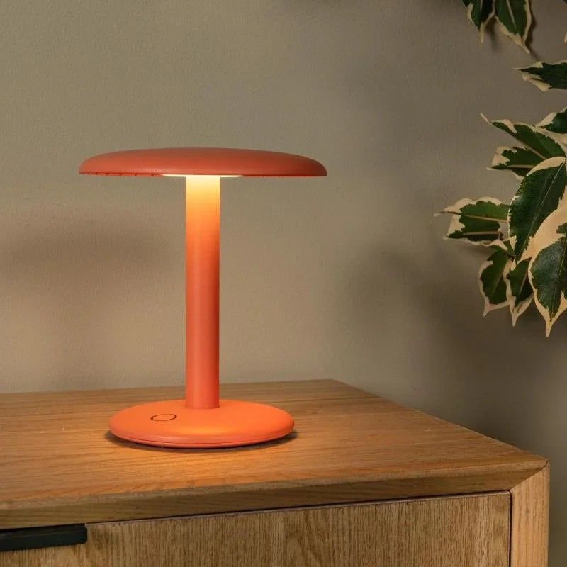 Cordless Touch Table Lamp, 3 Colors Dimmable LED Desk Lamp, Rechargeable Portable Bedside Lamp for Home Office Decor Gift