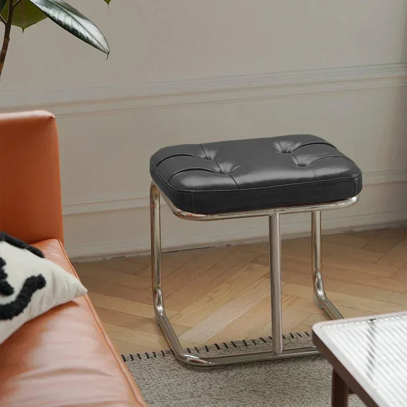 Slim Entryway Shoe Bench Narrow Hallway Seat Vintage Storage Stool Stool Chair Upholstered Bench Wassily Bench Step Stool