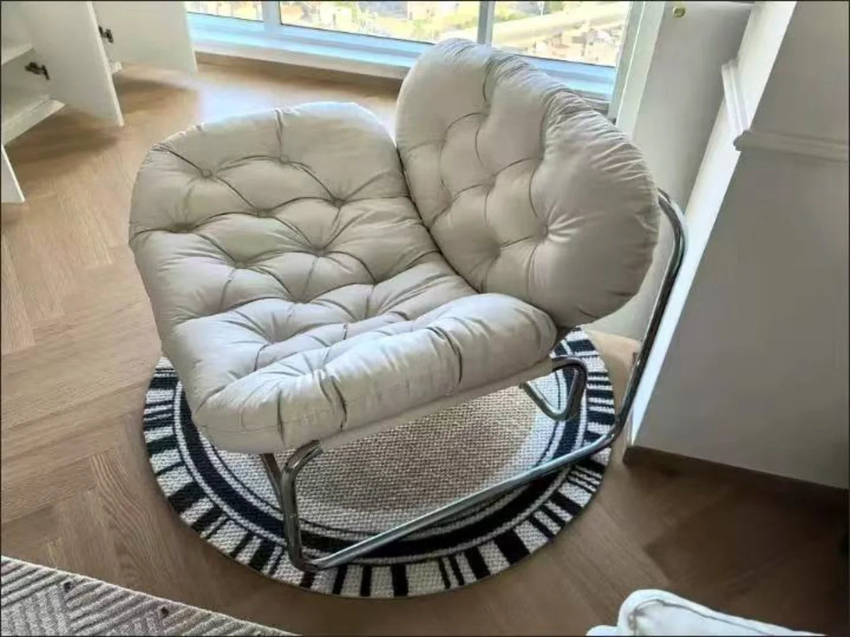 Ergonomic Lounge Chair High Back with Thick Cushion Modern Living Room Sofa Chair Desk Chair Relax Lazy Chair Home Furniture