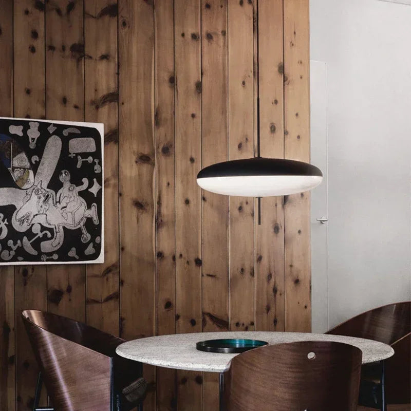 Nordic LED Pendant Light Flying Saucer Design Lamp for Bedroom Living Room Bar Cafe Office Indoor Simple Home Decorative Fixture