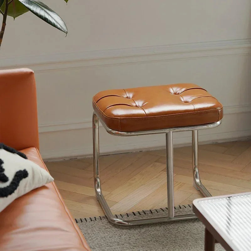 Slim Entryway Shoe Bench Narrow Hallway Seat Vintage Storage Stool Stool Chair Upholstered Bench Wassily Bench Step Stool