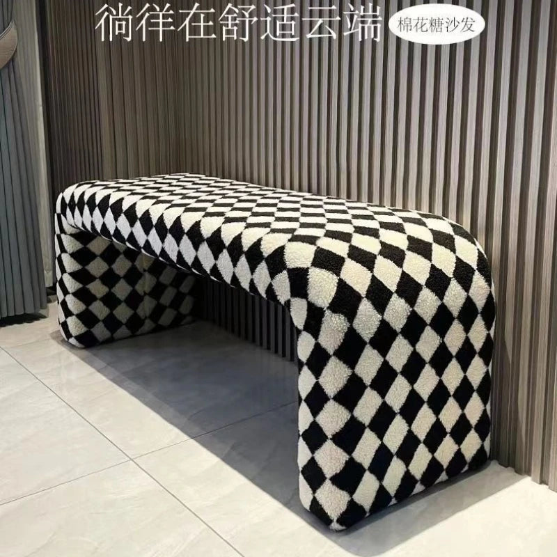 Sofa Bench, Integrated Long Stool, Shoe Changing Stool, Entrance Seat, Bedroom, Bed End Stool, Wardrobe, Clothing Store Stools